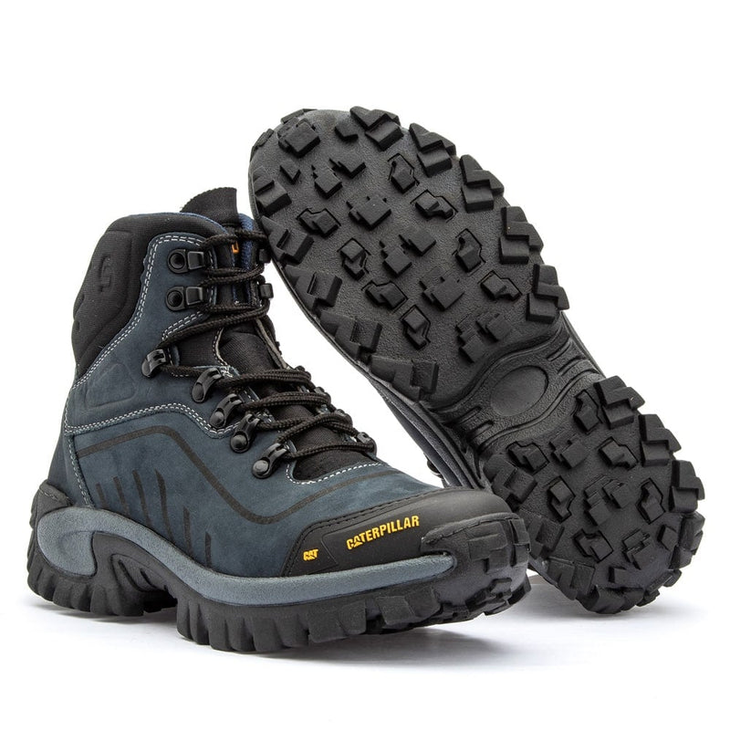 Bota Caterpillar Conquest Azul Nobuck