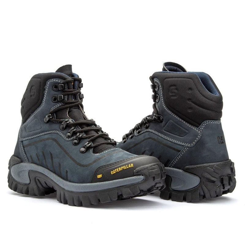 Bota Caterpillar Conquest Azul Nobuck