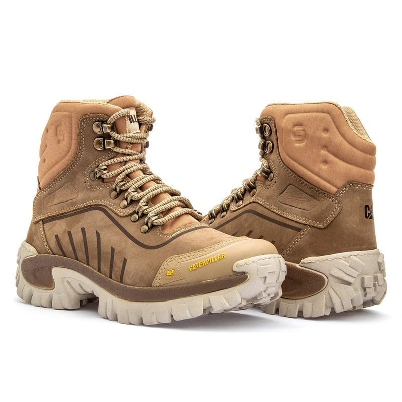 Bota Caterpillar Conquest Creme Nobuck