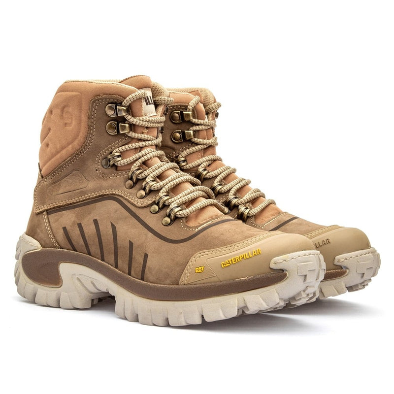 Bota Caterpillar Conquest Creme Nobuck