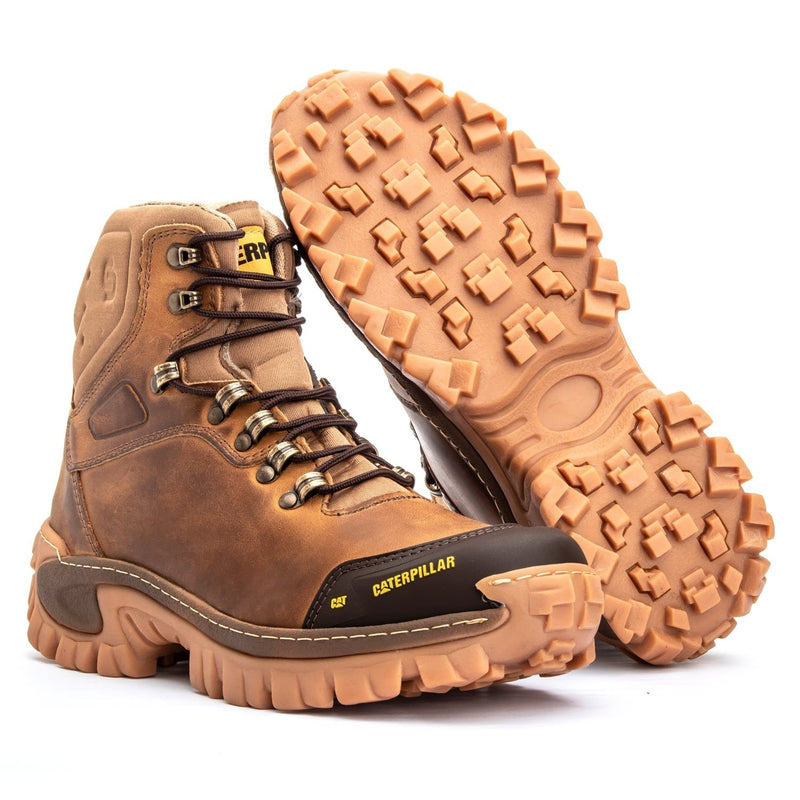 Bota Caterpillar Conquest Fóssil Whisky